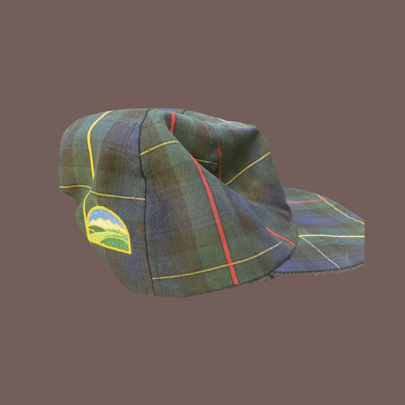 Breckenridge Golf Club Cap | Reversible Plaid/Denim | Vintage 90s - Picture 3 of 5